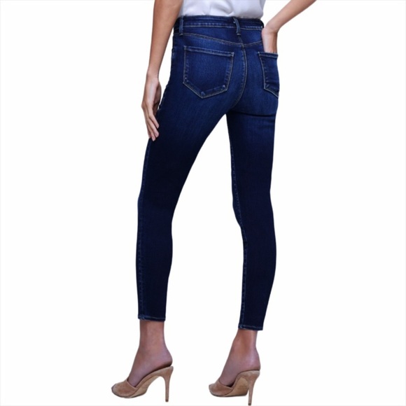 NEW L’agence Margot High Rise 25 Dark Wash Skinny - Picture 2 of 12